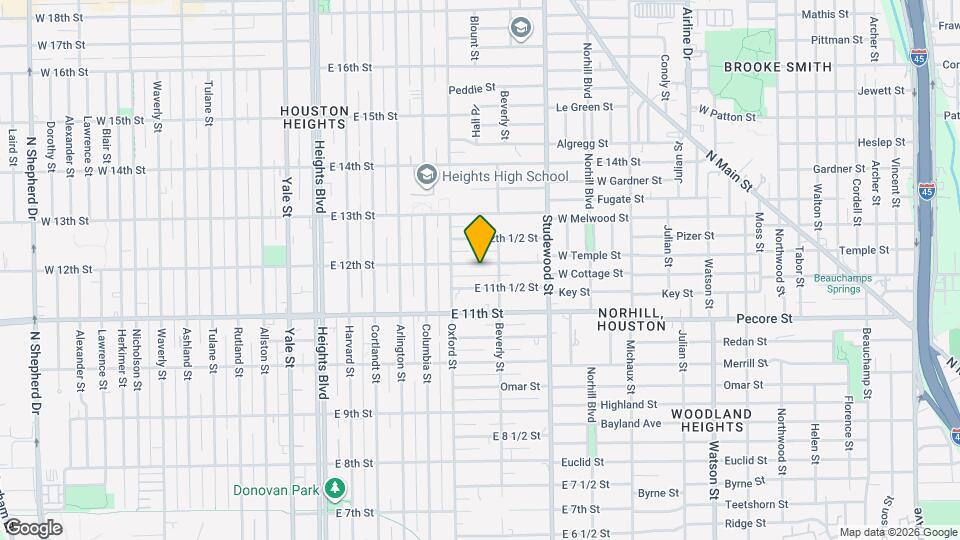626 E 12th St Map and Location Details