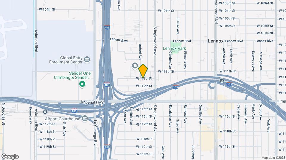 4852 W 111th Pl Map and Location Details
