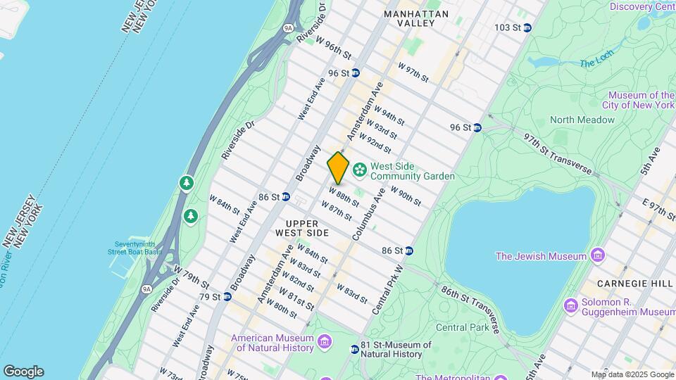 173 W 88th St Map and Location Details