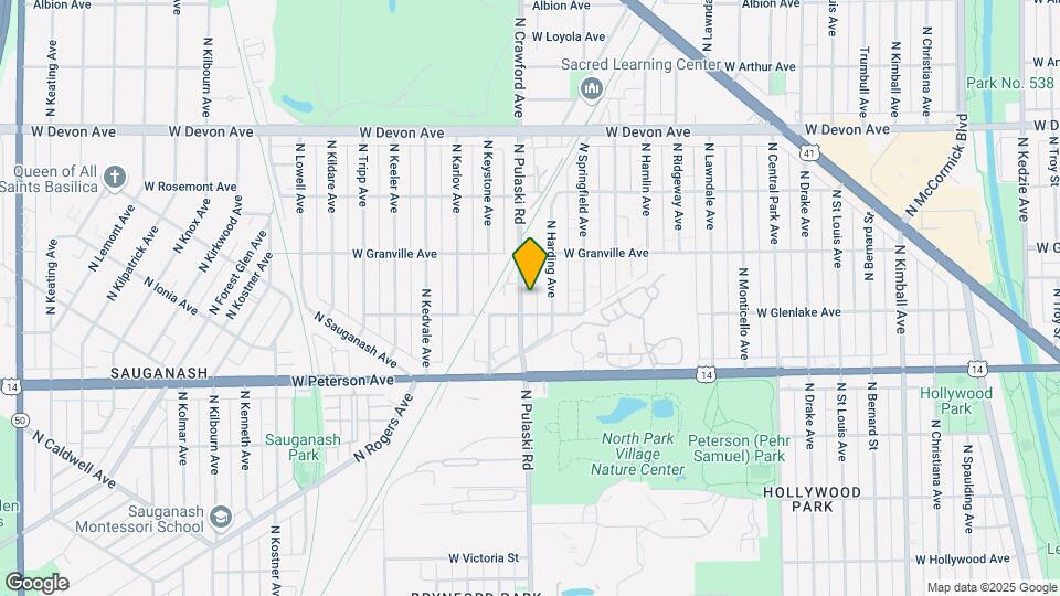 6115 N Pulaski Rd Map and Location Details