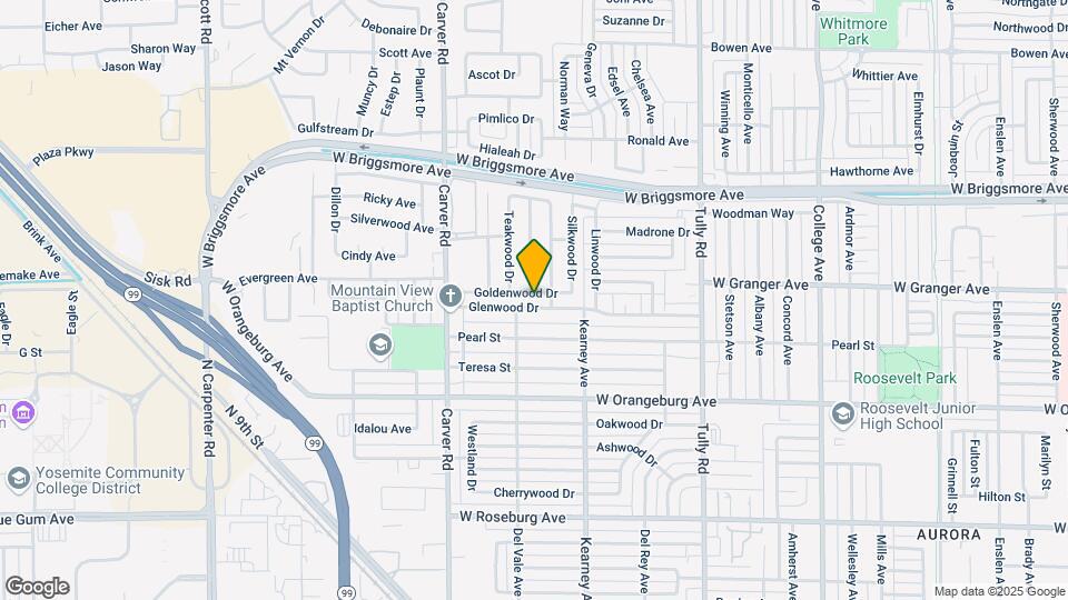 1524 Goldenwood Dr Mapa y Detalles de la Ubicación