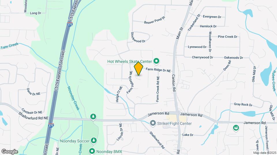 5128 Hill Farm Dr NE Map and Location Details