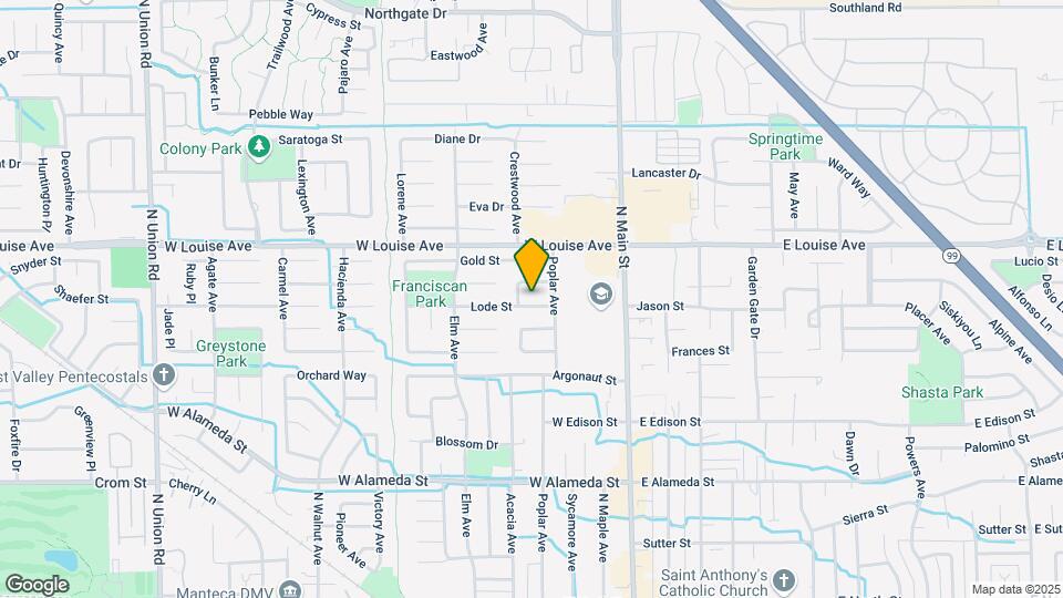 437 Lode St Map and Location Details