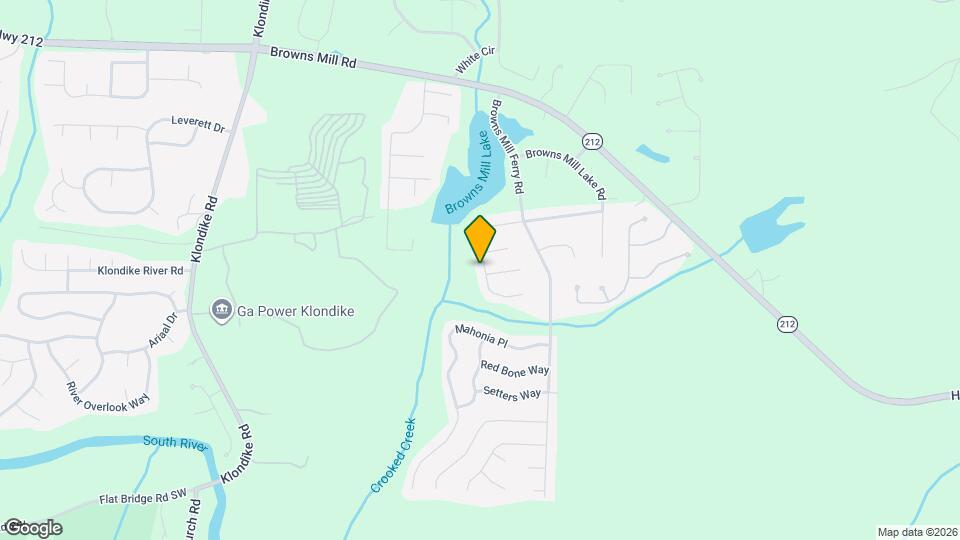 6626 Browns Mill Ferry Dr Mapa y Detalles de la Ubicación