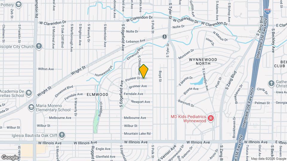 1130 Pioneer Dr Map and Location Details
