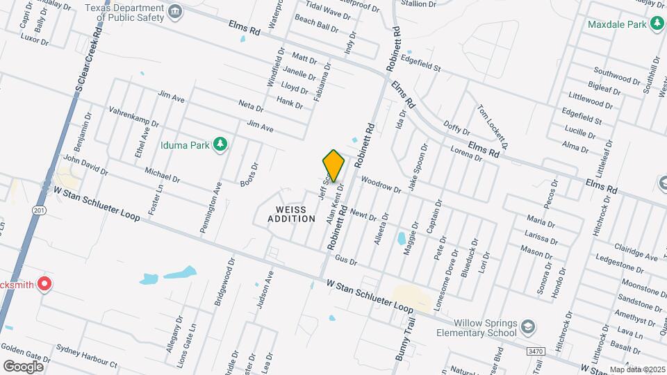 4205 Alan Kent Dr Map and Location Details