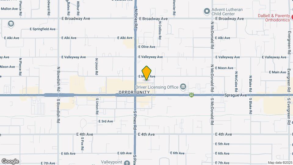 12421 E Riverside Ave Map and Location Details