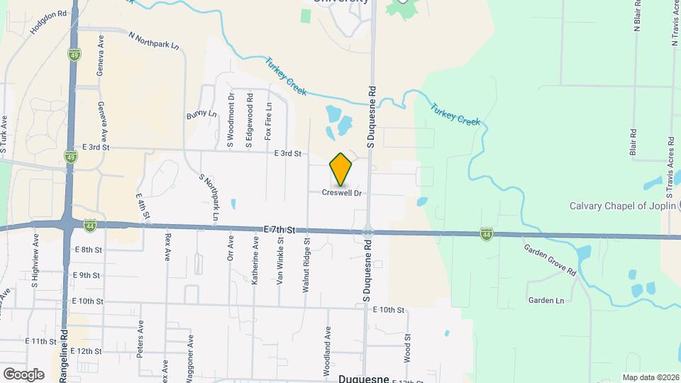 3805 Creswell Dr Map and Location Details