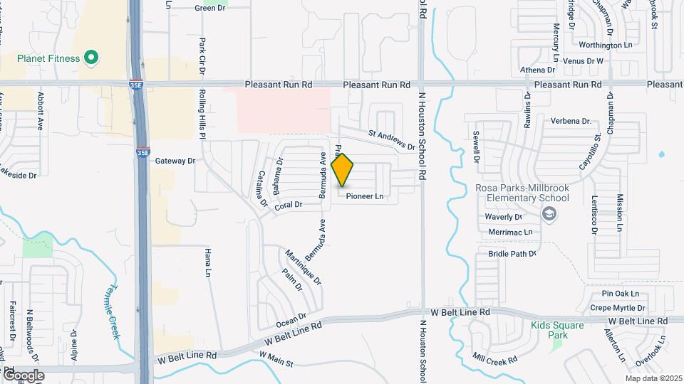 2717 Pioneer Ln Map and Location Details
