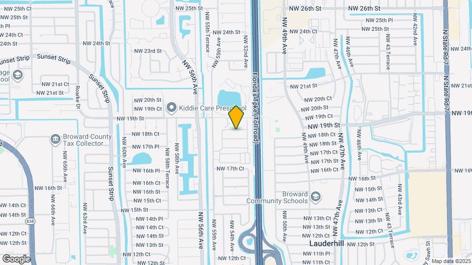 5310 NW 18th Pl Map and Location Details