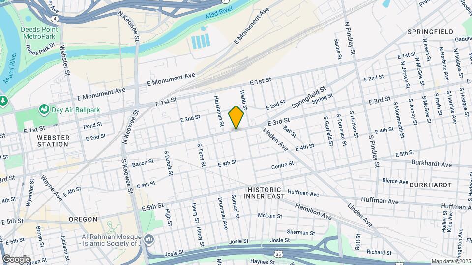 1734 E 3rd St Map and Location Details