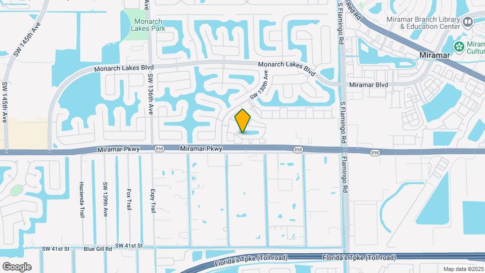 12905 SW 31st Ct Map and Location Details