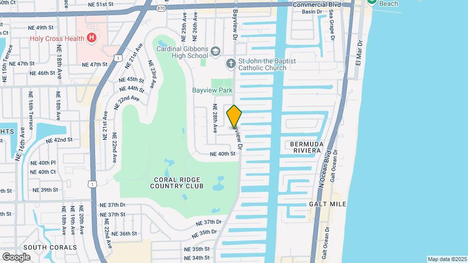4101 Bayview Dr Map and Location Details