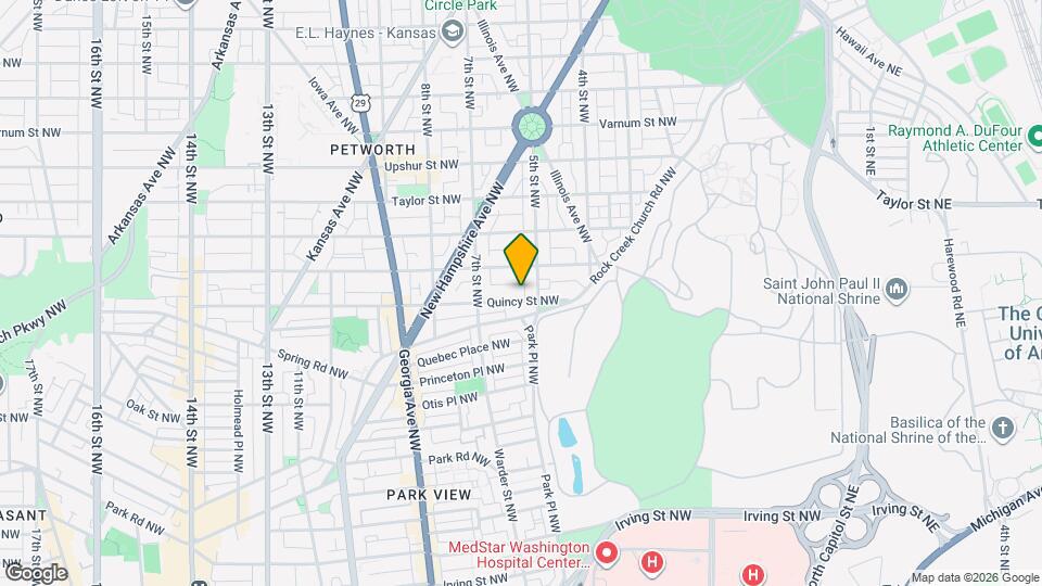 517 Quincy St NW Map and Location Details