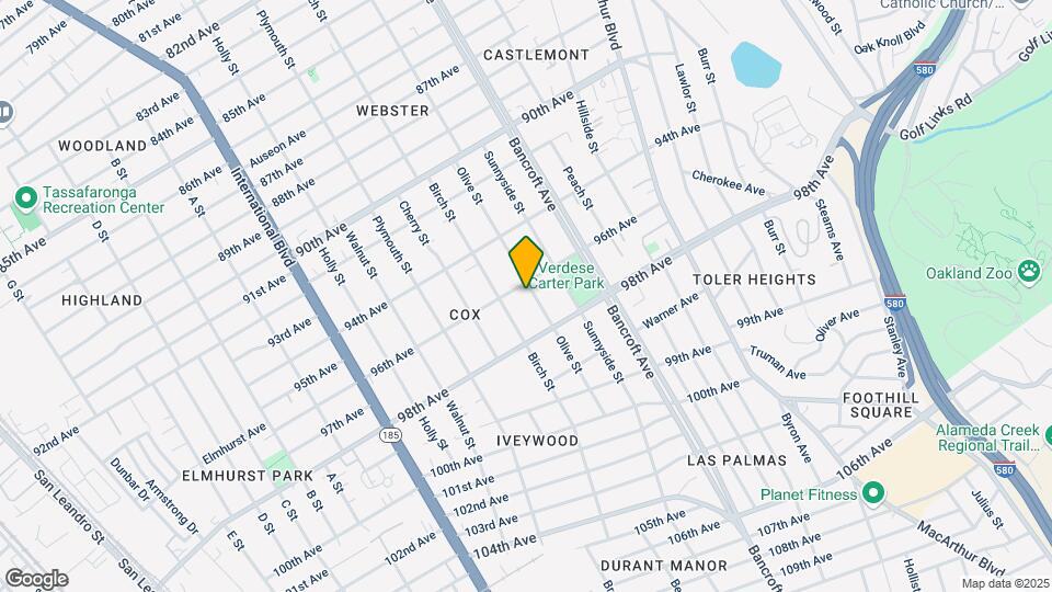 9615 Olive St Mapa y Detalles de la Ubicación