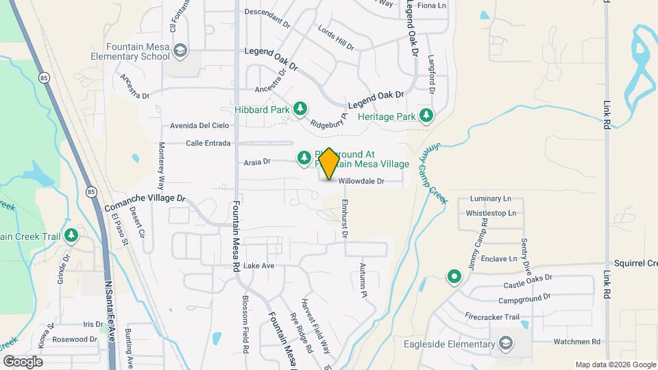 7323 Willowdale Dr Map and Location Details