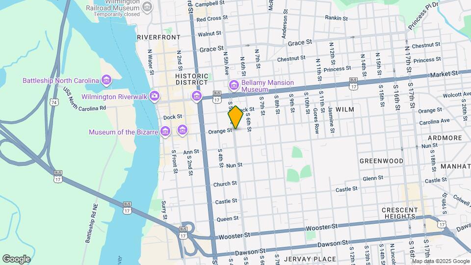 205 S 5th Ave Map and Location Details