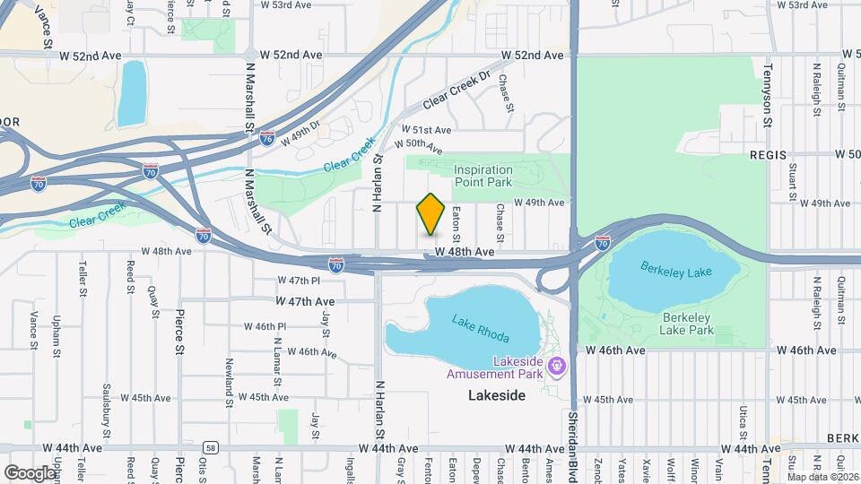 4811 Fenton St Map and Location Details