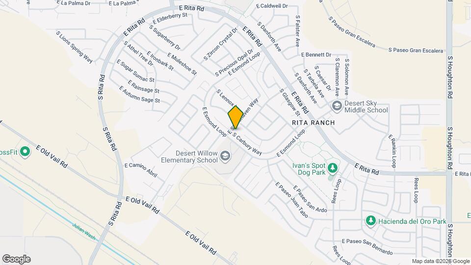 8057 S Carbury Way Map and Location Details