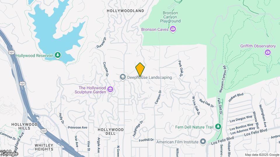 2690 Hollyridge Dr Map and Location Details