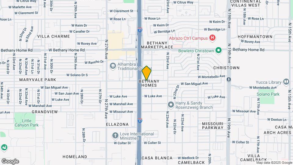 2417-2425 W Montebello Ave Map and Location Details