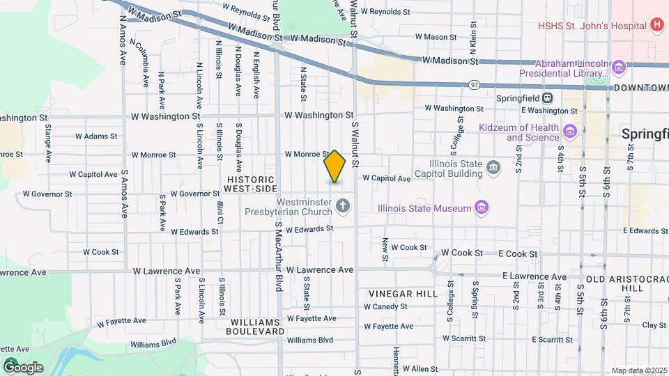 727 West Governor Apartments Map and Location Details