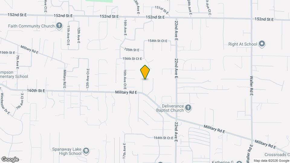 15909 18th Ave Ct E Map and Location Details