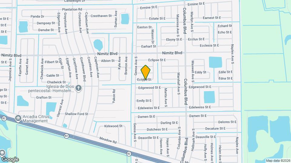 1114 Ectype St Mapa y Detalles de la Ubicación