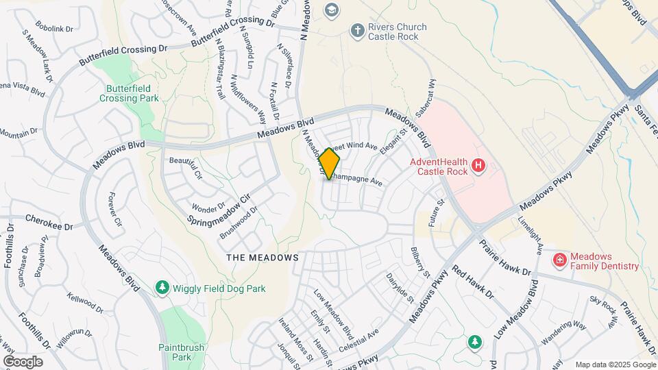 4332 N Meadows Dr Map and Location Details