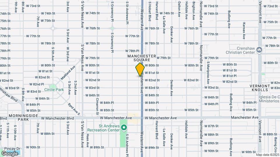 1805 W 82nd St Map and Location Details