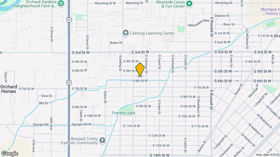 2026 S 6th St W Mapa y Detalles de la Ubicación