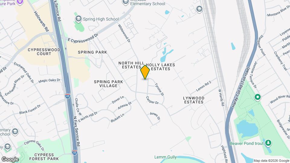 19207 Casper Dr Map and Location Details