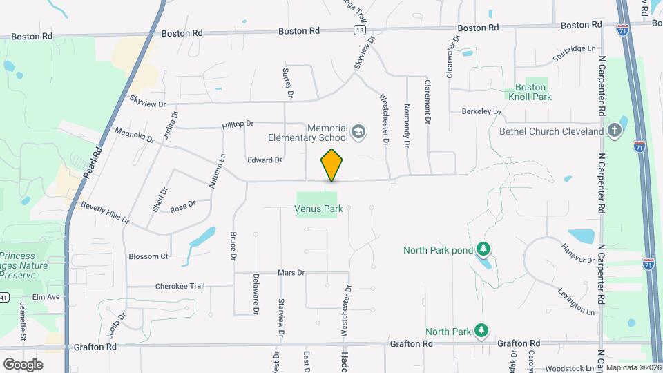 3856 Magnolia Dr Map and Location Details