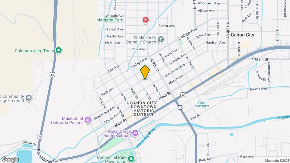 712 Harrison Ave Map and Location Details