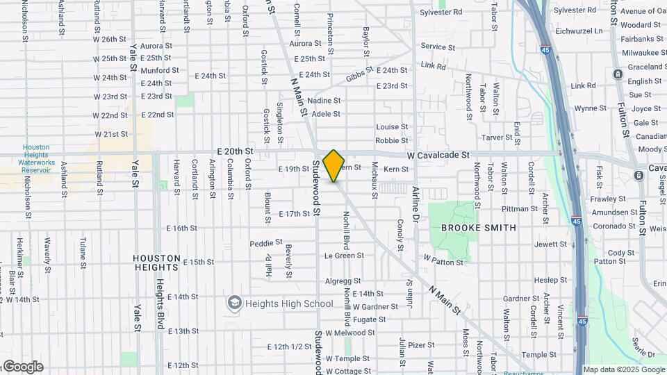 1119 Jerome St Map and Location Details