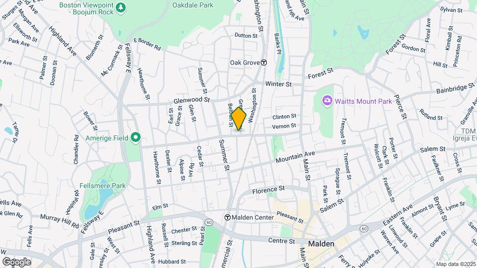 135 Clifton St, Unit 1 Map and Location Details