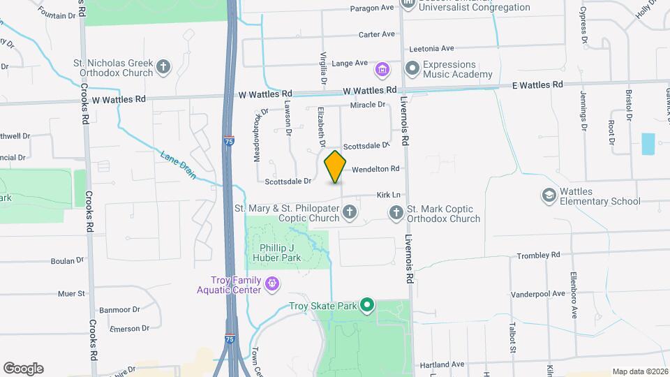 3711 Ruthland Dr Map and Location Details