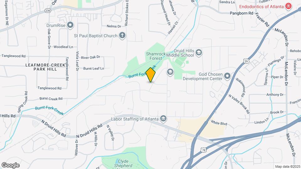 1230 Fork Creek Trl Map and Location Details