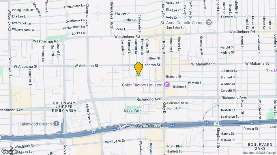 3203 Sackett St Map and Location Details