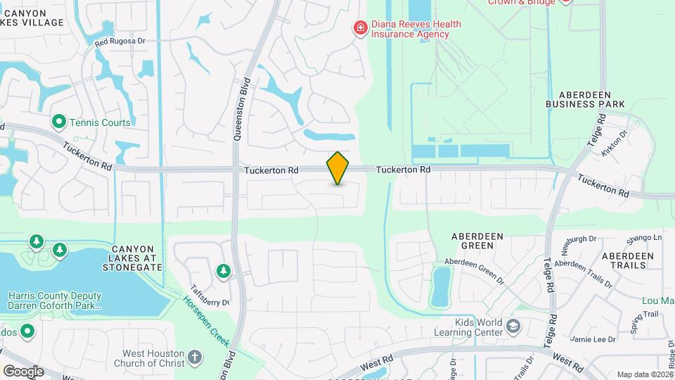 16614 Greenbriar Point Ln Mapa y Detalles de la Ubicación