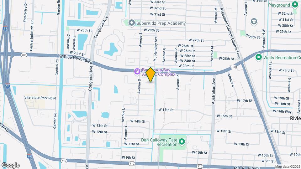 1521 W 21st St Map and Location Details