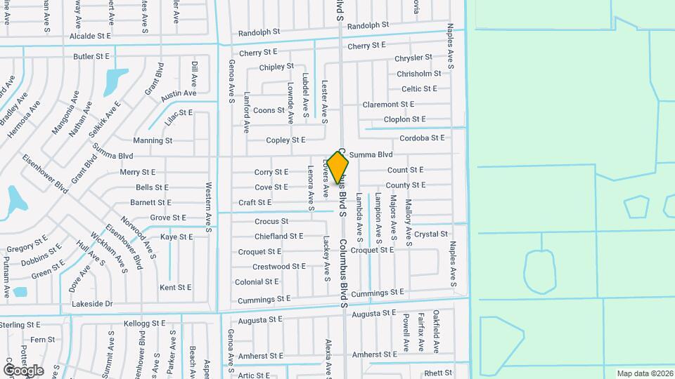 416 Columbus Blvd S Mapa y Detalles de la Ubicación