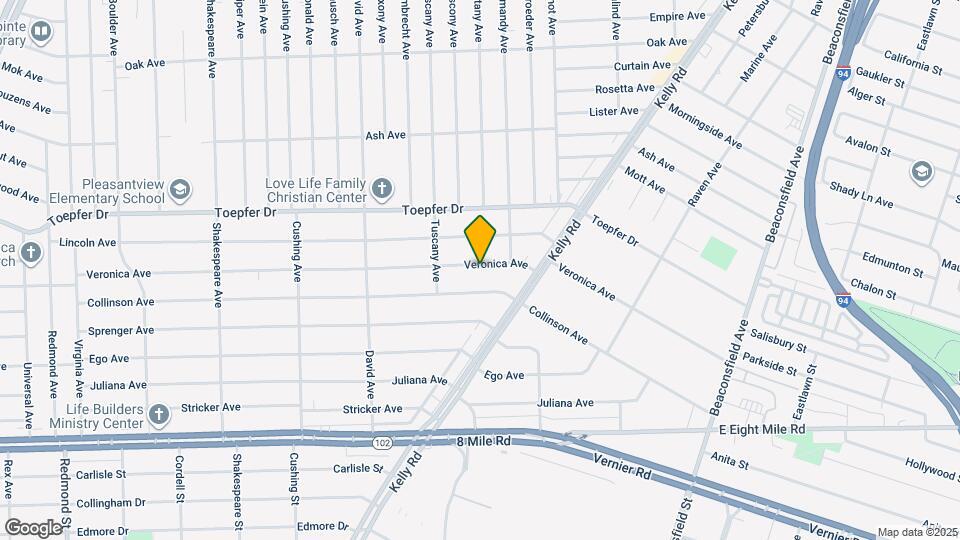 17696 Veronica Ave Map and Location Details