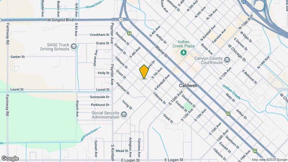 617 Fillmore St Map and Location Details