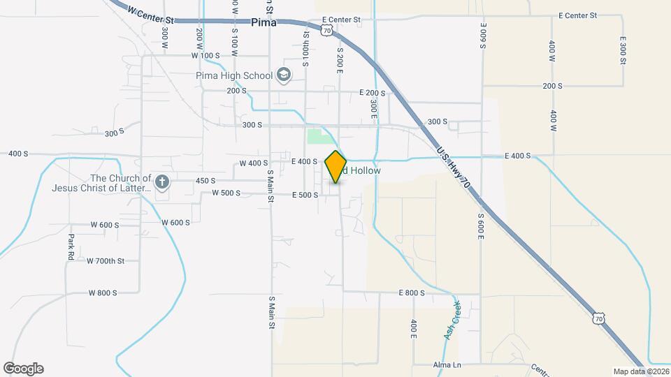 486 S 200 E Map and Location Details