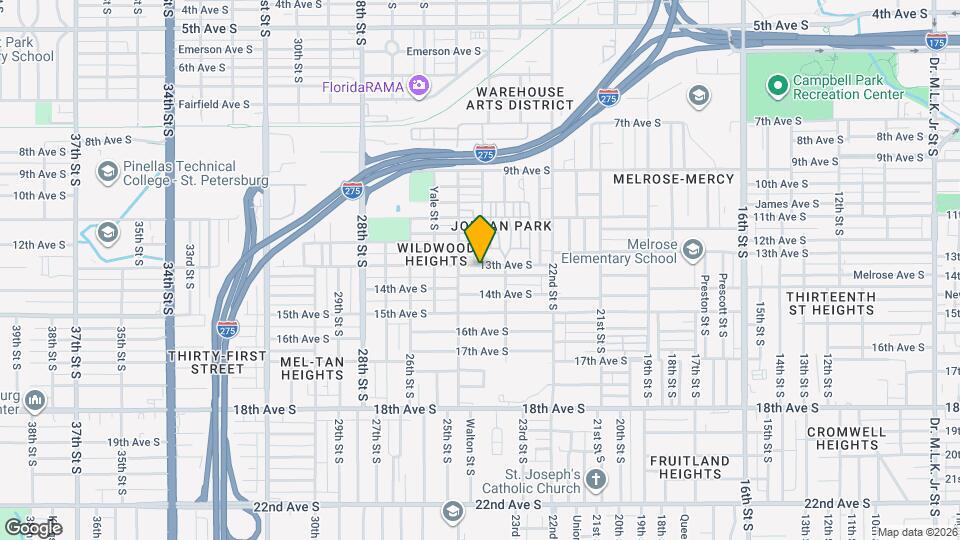 2450 13th Ave S Map and Location Details