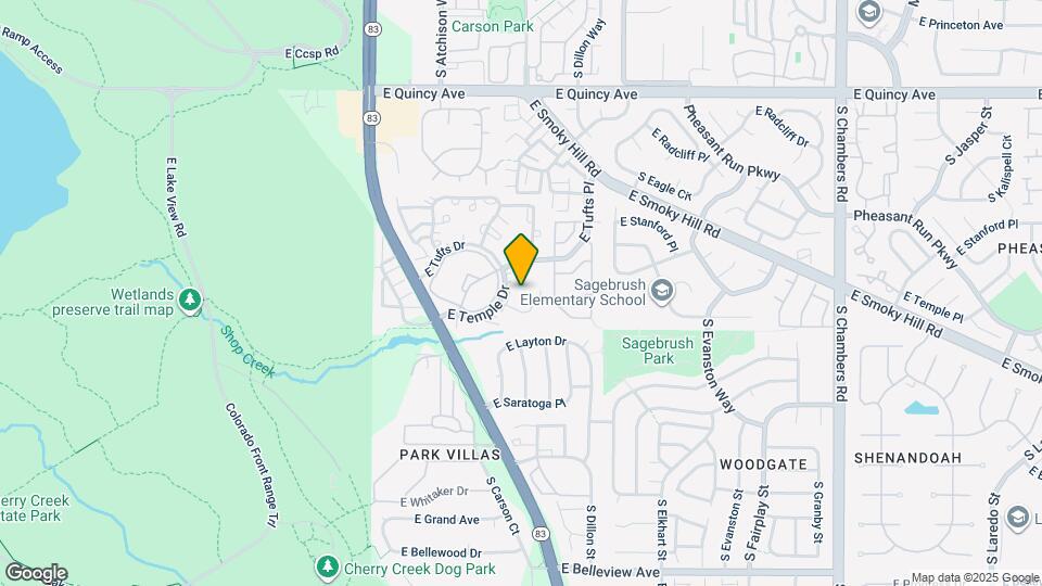 14160 E Temple Dr Map and Location Details