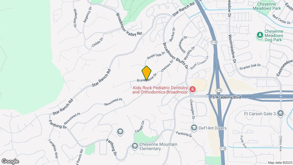 535 Brandywine Dr Map and Location Details