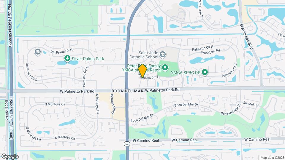 6844 Palmetto Cir S Map and Location Details