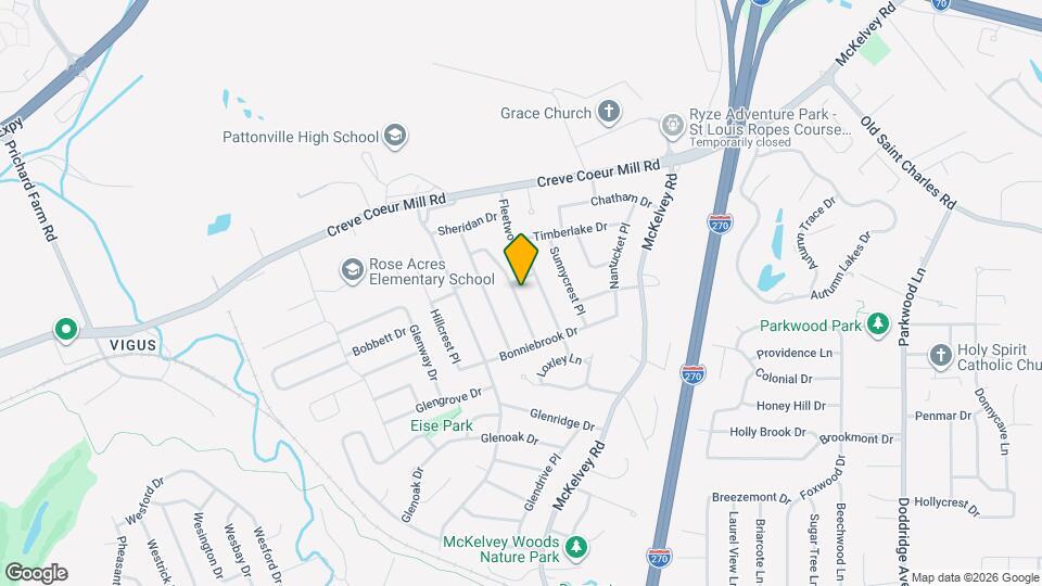 12154 Parkwood Pl Map and Location Details